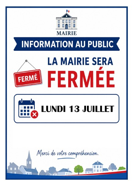 mairie fermee 13-07 nv